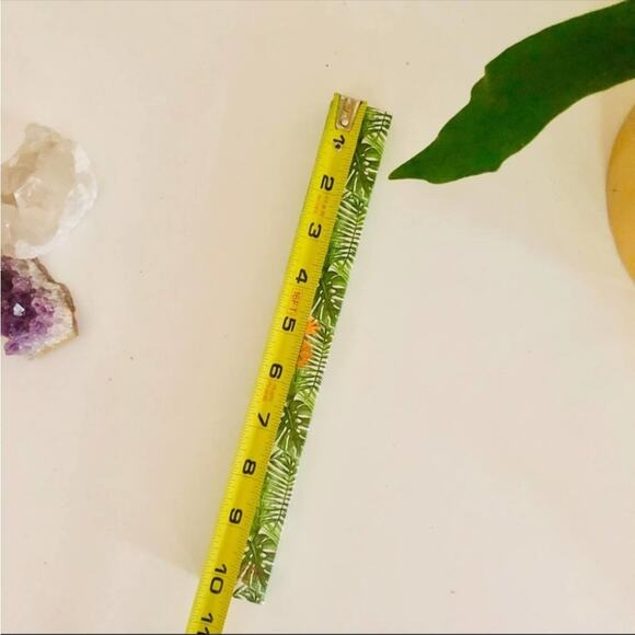 NEW ANTHROPOLOGIE Copper Metal Reusable Drink Straw Set 4 10” Leaf Gift Box - Picture 5 of 6